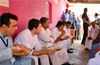 Mangaluru: Rahul visits school at Tenka Ermal ; interacts with children